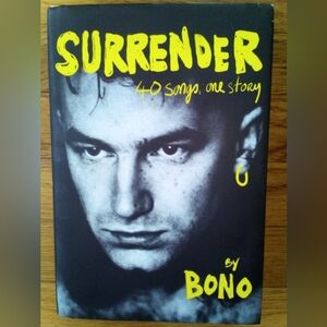Surrender Book By Bono Of U2